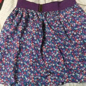 Forever 21 I Love H81 floral mini skirt